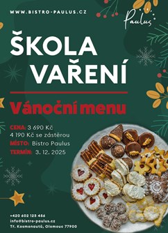 Škola vaření s Romanem Paulusem – Vánoční menu