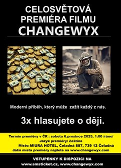 Premiéra filmu Changewyx, hotel MIURA – Čeladná