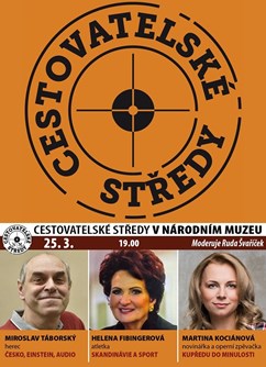 Cestovatelské středy v NM: Táborský, Fibingerová, Kociánová