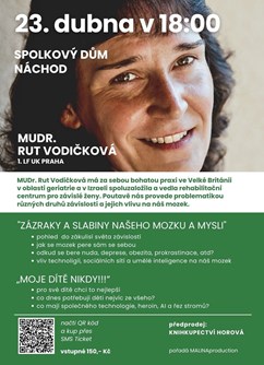 MUDr. Rut Vodičková beseda s projekcí